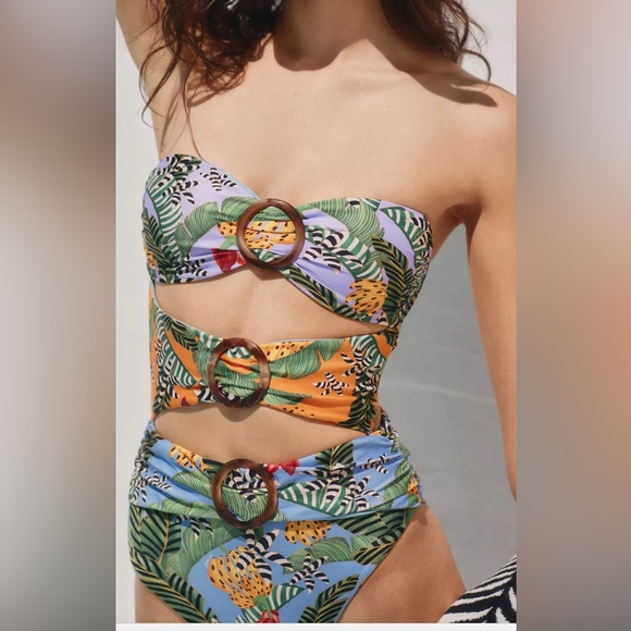 FARM Rio Tropical Print One Piece - Picture 3 of 10